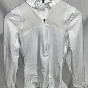 Under Armour White Quarter-Zip Pullover